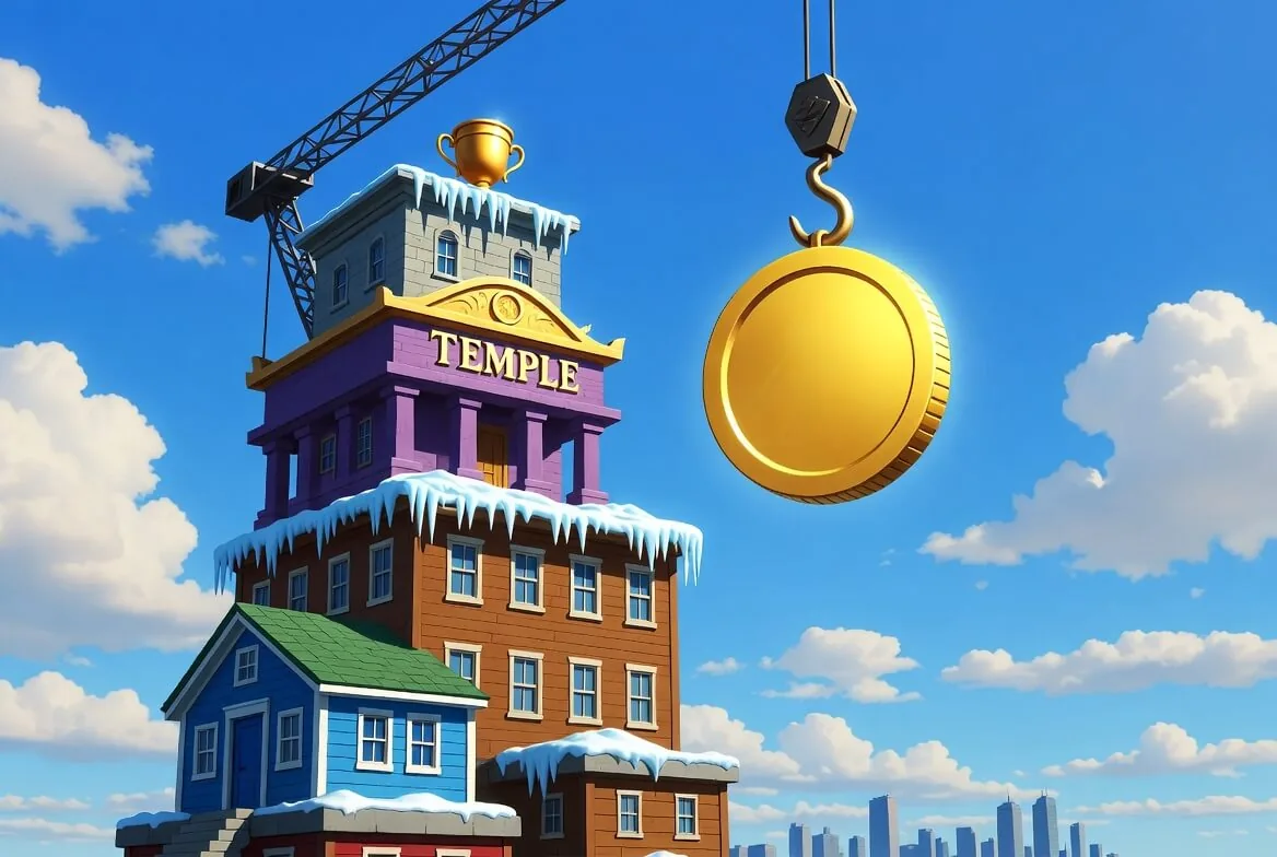 Tower Rush demo build screen with multiplier climbing