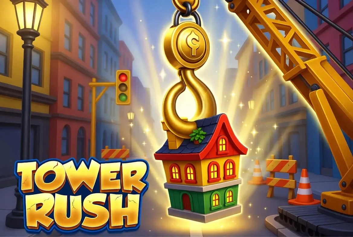 Tower Rush running in a mobile phone browser